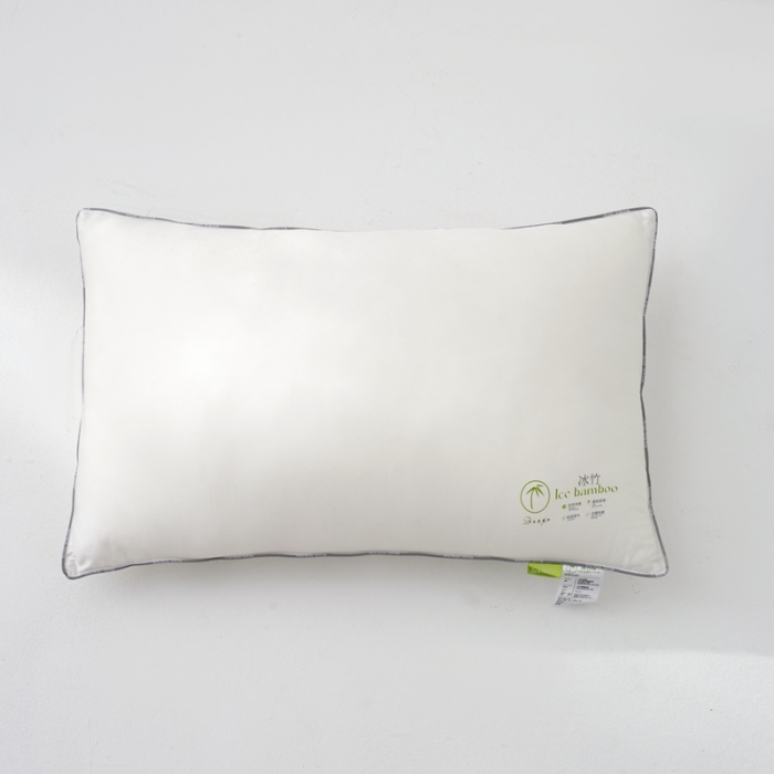 91家纺网 家纺一手货源 找家纺 拾光 2023新款天丝冰竹凉感枕酒店专用天然透气 云溪白