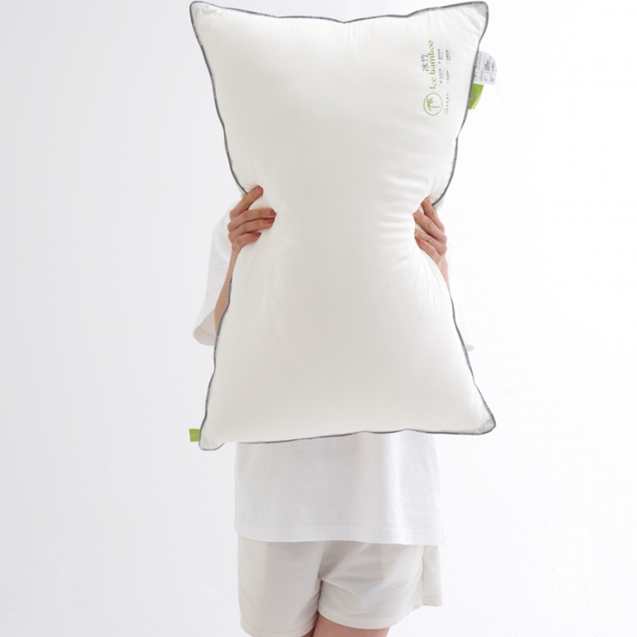 91家纺网 家纺一手货源 找家纺 拾光 2023新款天丝冰竹凉感枕酒店专用天然透气 云溪白