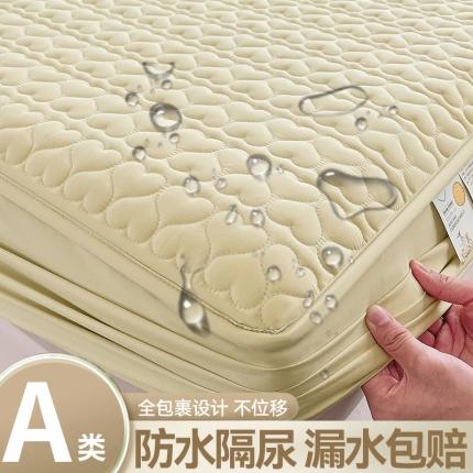 91家纺网 家纺一手货源 找家纺 （总）雯豆家纺 2023新款A类防水隔尿夹棉床笠加厚席梦思床垫保护罩