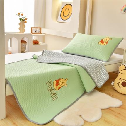 91家纺网 家纺一手货源 找家纺 总鑫钰 2023新款中分子凉感华夫格复合学生宿舍专用上下铺凉席床席