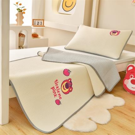 总鑫钰 2023新款中分子凉感华夫格复合学生宿舍专用上下铺凉席床席