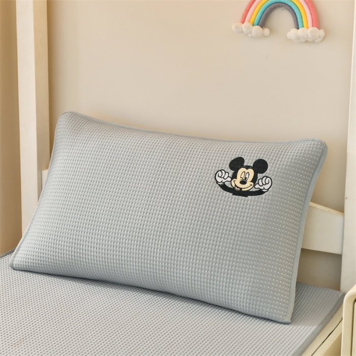 91家纺网 家纺一手货源 找家纺 鑫钰 2023新款中分子凉感华夫格复合学生宿舍专用上下铺凉席床席 迪士尼-快乐米奇