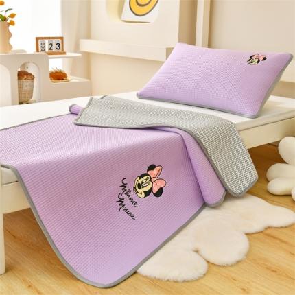 鑫钰 2023新款中分子凉感华夫格复合学生宿舍专用上下铺凉席床席 迪士尼-米妮公主