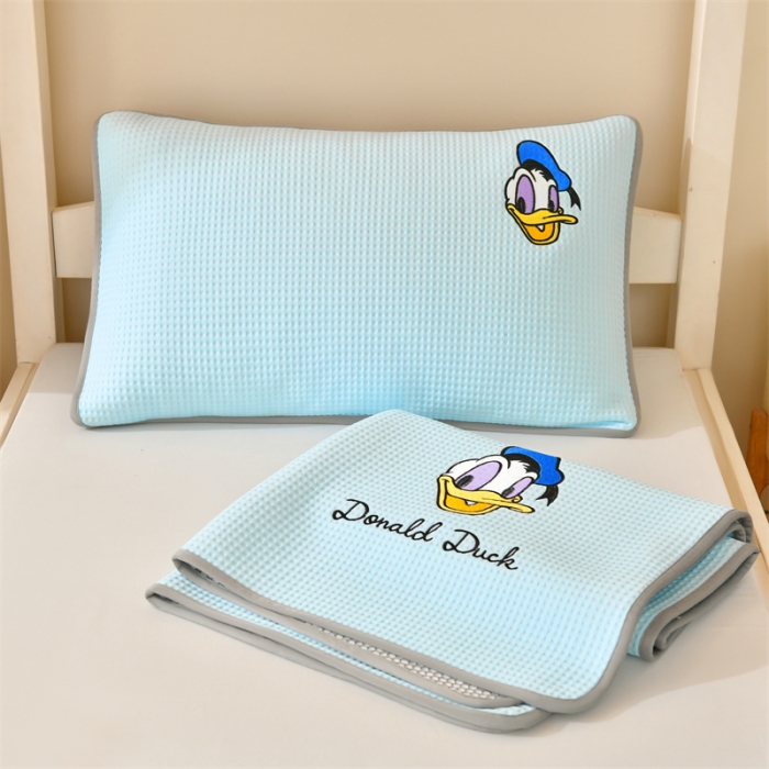 91家纺网 家纺一手货源 找家纺 鑫钰 2023新款中分子凉感华夫格复合学生宿舍专用上下铺凉席床席 迪士尼-唐老鸭