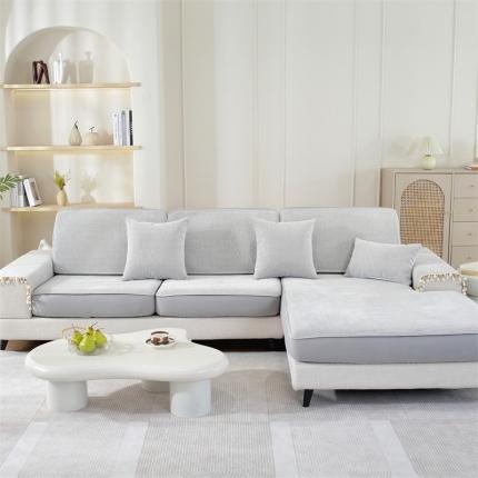 91家纺网 家纺一手货源 找家纺 （总）共鸣 2023新款 雪花沙发垫笠