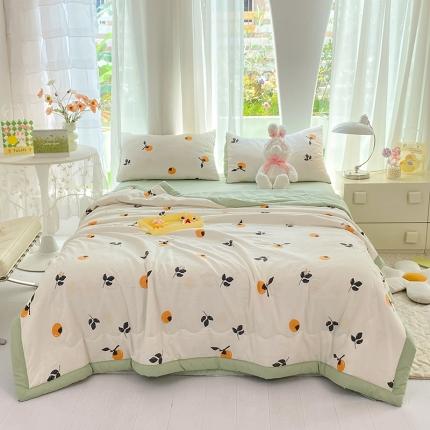 91家纺网 家纺一手货源 找家纺 （总）妖妖家纺 2023新款超柔双层纱针织夏被