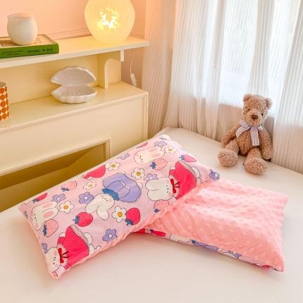 91家纺网 家纺一手货源 找家纺 总宝晶枕芯2023小童30*50大童40*60全棉儿童安抚豆豆枕可拆卸