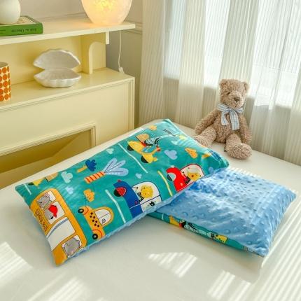 91家纺网 家纺一手货源 找家纺 总宝晶枕芯2023小童30*50大童40*60全棉儿童安抚豆豆枕可拆卸