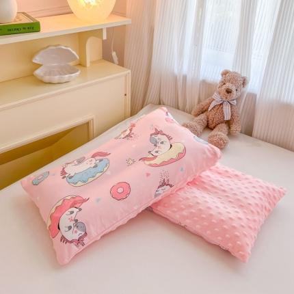 91家纺网 家纺一手货源 找家纺 宝晶枕芯2023小童30*50大童40*60全棉儿童安抚豆豆枕可拆卸款 独角兽40*60cm