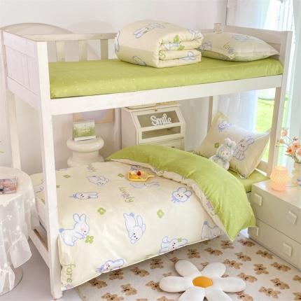 91家纺网 家纺一手货源 找家纺 （总）多品 2023新款12868全棉宿舍三件套-第二批