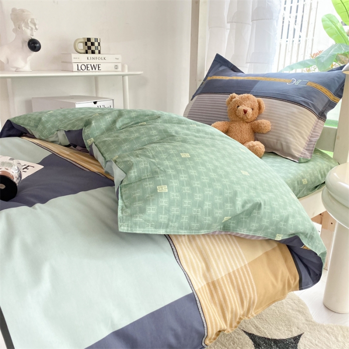 91家纺网 家纺一手货源 找家纺 多品 2023新款12868全棉宿舍三件套-第二批 艾格