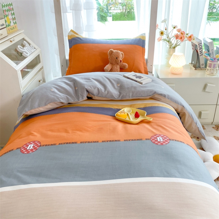 91家纺网 家纺一手货源 找家纺 多品 2023新款12868全棉宿舍三件套-第二批 莫卡迪