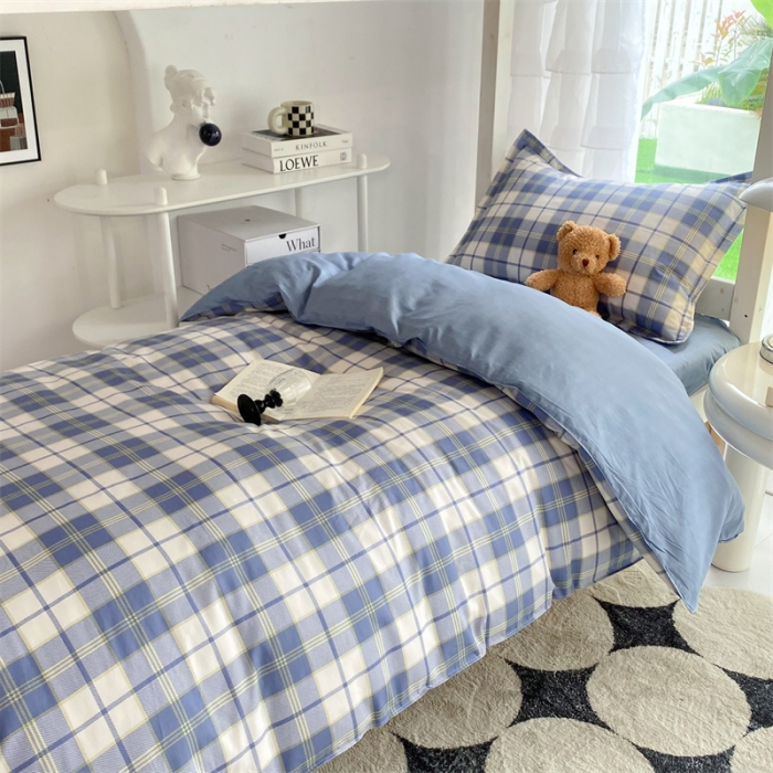 91家纺网 家纺一手货源 找家纺 多品 2023新款12868全棉宿舍三件套-第二批 时光记忆