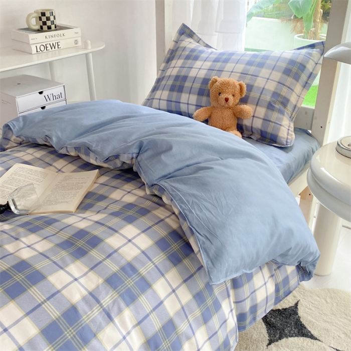 91家纺网 家纺一手货源 找家纺 多品 2023新款12868全棉宿舍三件套-第二批 时光记忆