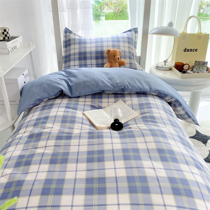 91家纺网 家纺一手货源 找家纺 多品 2023新款12868全棉宿舍三件套-第二批 时光记忆