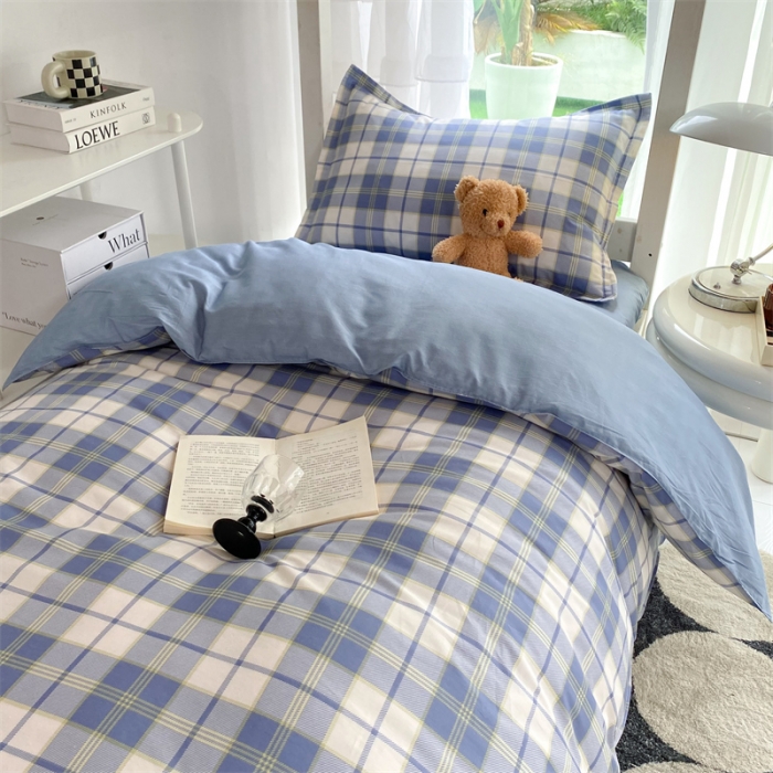 91家纺网 家纺一手货源 找家纺 多品 2023新款12868全棉宿舍三件套-第二批 时光记忆