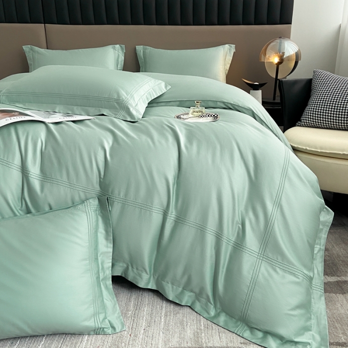 91家纺网 家纺一手货源 找家纺 芊寻 2024新款 长绒棉四件套 米兰之约-爱情海