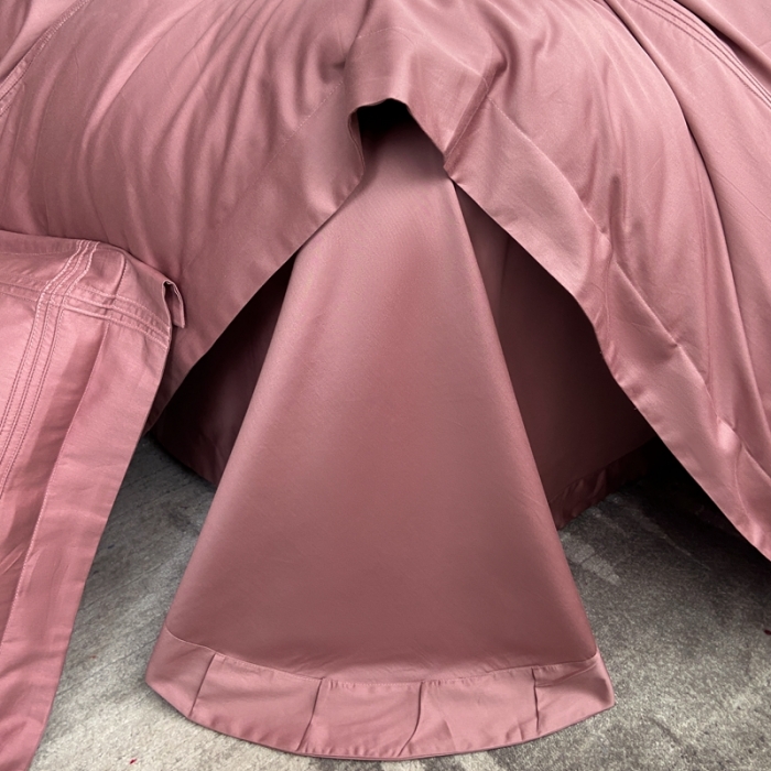 91家纺网 家纺一手货源 找家纺 芊寻 2024新款 长绒棉四件套 米兰之约-苏沐粉