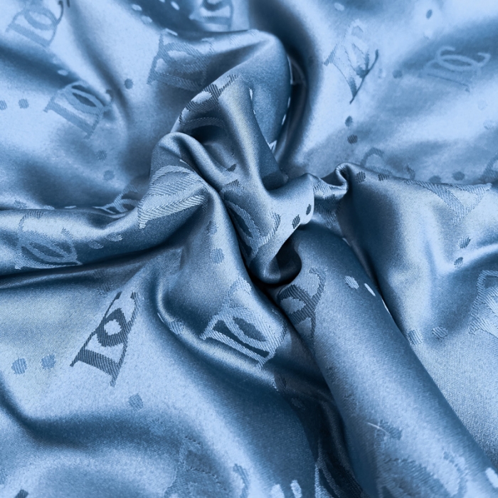 91家纺网 家纺一手货源 找家纺 丽卡家纺2023直播60S贡缎提花水洗真丝夏被四件套水洗天丝夏凉被空调被 迪克-宾利蓝