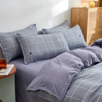 91家纺网 家纺一手货源 找家纺 （总）简冠2024直播爆款北欧风亲肤植物羊绒磨毛四件套