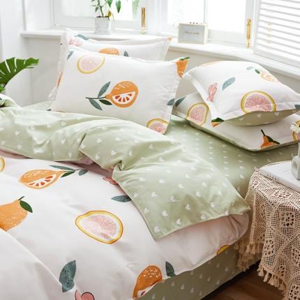 91家纺网 家纺一手货源 找家纺 （总）简冠2024直播爆款北欧风亲肤植物羊绒磨毛四件套