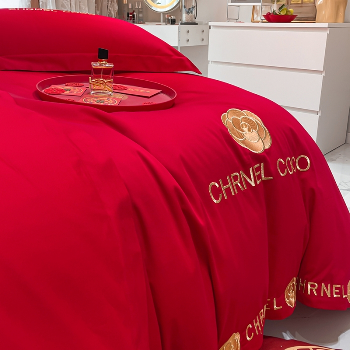 91家纺网 家纺一手货源 找家纺 新款亲肤舒适时尚婚庆四件套系列 CoCo