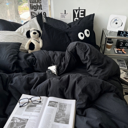 91家纺网 家纺一手货源 找家纺 2023年婴儿可以啃咬的超柔水洗棉四件套