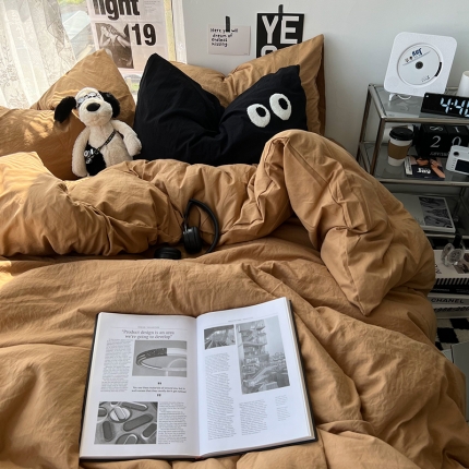 91家纺网 家纺一手货源 找家纺 2023年婴儿可以啃咬的超柔水洗棉四件套