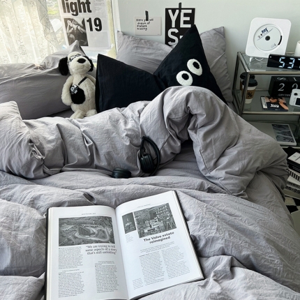 91家纺网 家纺一手货源 找家纺 2023年婴儿可以啃咬的超柔水洗棉四件套