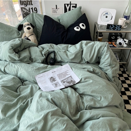 91家纺网 家纺一手货源 找家纺 2023年婴儿可以啃咬的超柔水洗棉四件套