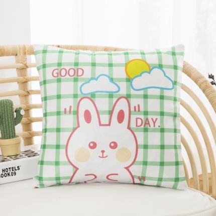 91家纺网 家纺一手货源 找家纺 抱枕专卖 新款电商直播短毛绒多规格赠品卡通抱枕靠垫