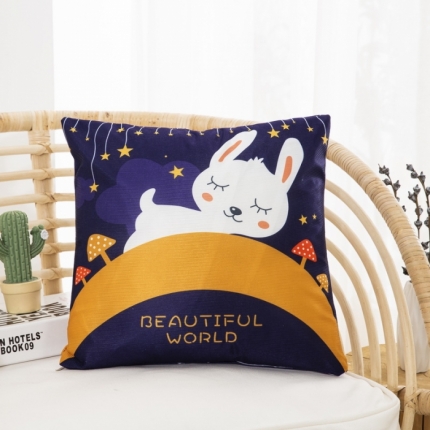 91家纺网 家纺一手货源 找家纺 抱枕专卖 新款电商直播短毛绒多规格赠品卡通抱枕靠垫