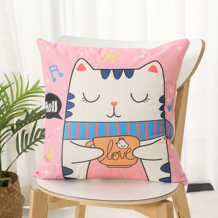 91家纺网 家纺一手货源 找家纺 抱枕专卖 新款电商直播短毛绒多规格赠品卡通抱枕靠垫