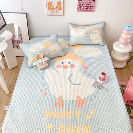 91家纺网 家纺一手货源 找家纺 顾里家纺 2023新款韩系ins清新凉感软席 快乐小鸭