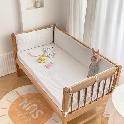 91家纺网 家纺一手货源 找家纺 （总）期遇家居 2023新款婴儿床盖新生儿双面全棉刺绣床笠可定制