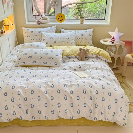 91家纺网 家纺一手货源 找家纺 （总）798家纺 2023新款卡通系列13070全棉印花四件套-摩伊