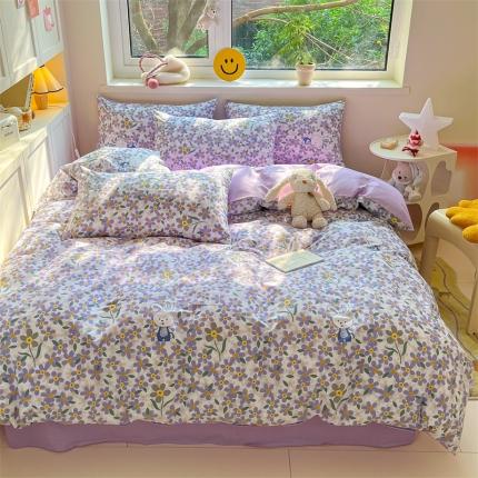 91家纺网 家纺一手货源 找家纺 （总）798家纺 2023新款卡通系列13070全棉印花四件套-摩伊