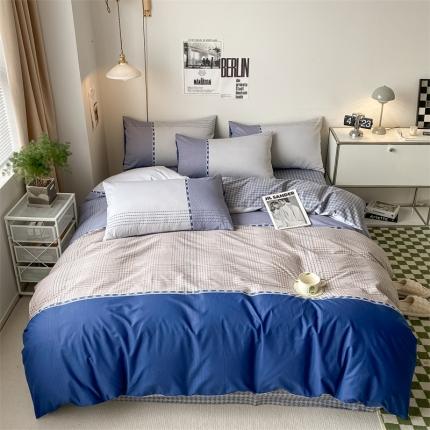 91家纺网 家纺一手货源 找家纺 （总）798家纺 2023新款北欧系列13070全棉印花四件套-摩伊