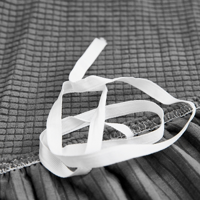 91家纺网 家纺一手货源 找家纺 丝绮鹿 2023新款玉米粒全包沙发套 欧式沙发-灰色