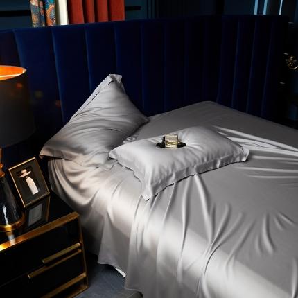 米多多 2024新款60兰精天丝四件套单品枕套 气质灰