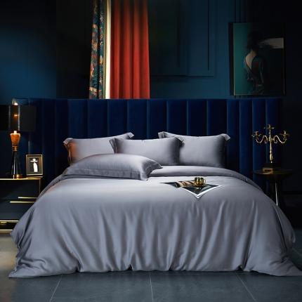 91家纺网 家纺一手货源 找家纺 （总）米多多 2024新款60兰精天丝四件套单品被套