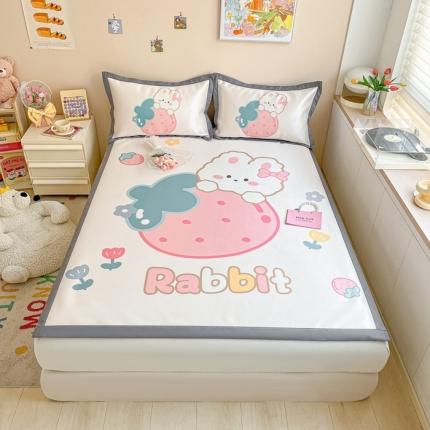 91家纺网 家纺一手货源 找家纺 （总）柒月 2023大版碳光冰丝凉席