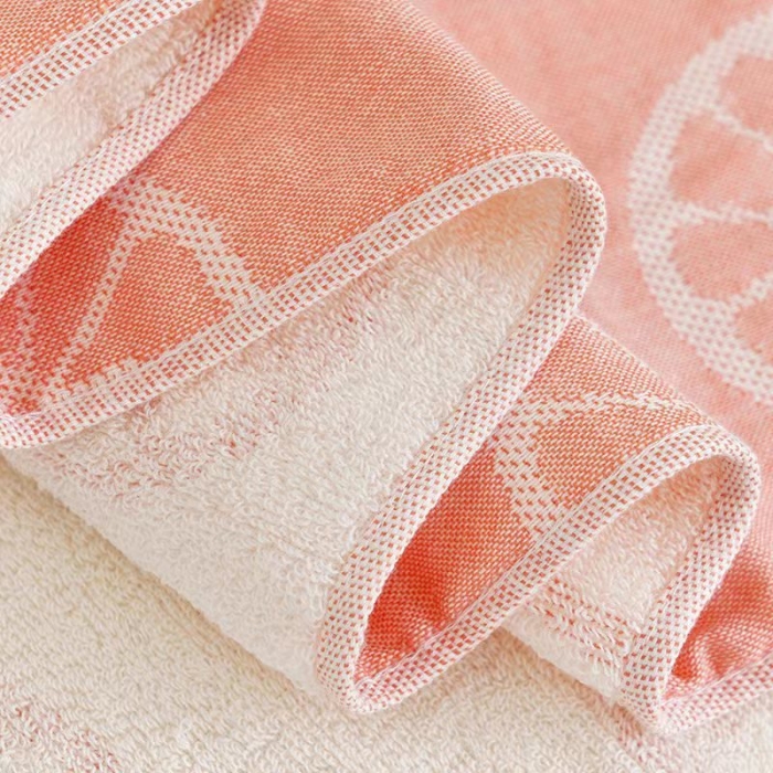 91家纺网 家纺一手货源 找家纺 宿倩佳 2023新款20支超柔单纱柠檬清晨系列全棉毛巾浴巾套装 清晨柠檬-黄浴巾70*140cm