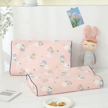 91家纺网 家纺一手货源 找家纺 （总）良佐生活 2023新款A类母婴级双层纱乳胶枕枕套全棉纱布儿童乳胶枕套