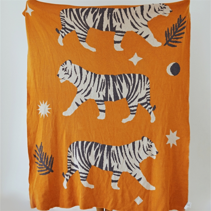 91家纺网 家纺一手货源 找家纺 暖绵绵家纺  2025新款海诺系列海诺针织毯 黄色