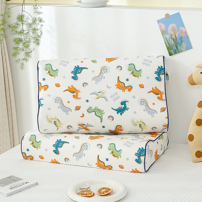 91家纺网 家纺一手货源 找家纺 （总）良佐生活 2023新款A类母婴级双层纱乳胶枕枕套全棉纱布儿童乳胶枕套