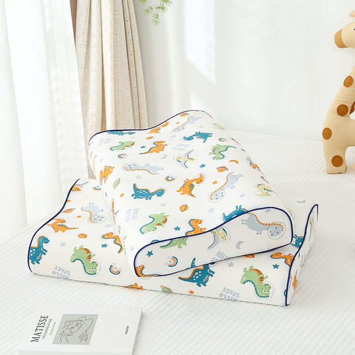 91家纺网 家纺一手货源 找家纺 （总）良佐生活 2023新款A类母婴级双层纱乳胶枕枕套全棉纱布儿童乳胶枕套