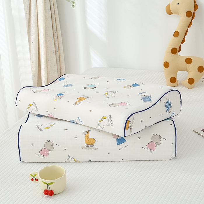 91家纺网 家纺一手货源 找家纺 良佐生活 2023新款A类母婴级双层纱乳胶枕专用枕套 童年梦