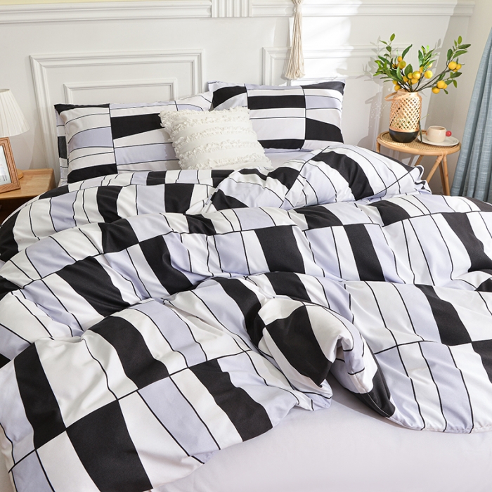 91家纺网 家纺一手货源 找家纺 柏钧 2023新款专供外贸跨境电商热销款印花单被套枕套 遐想