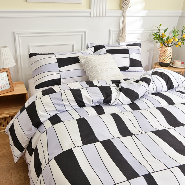 91家纺网 家纺一手货源 找家纺 柏钧 2023新款专供外贸跨境电商热销款印花单被套枕套 遐想